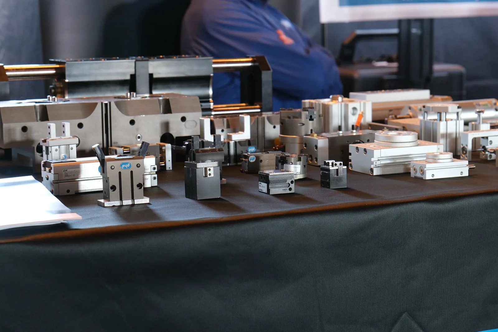 Table of automation components, valves, and actuators