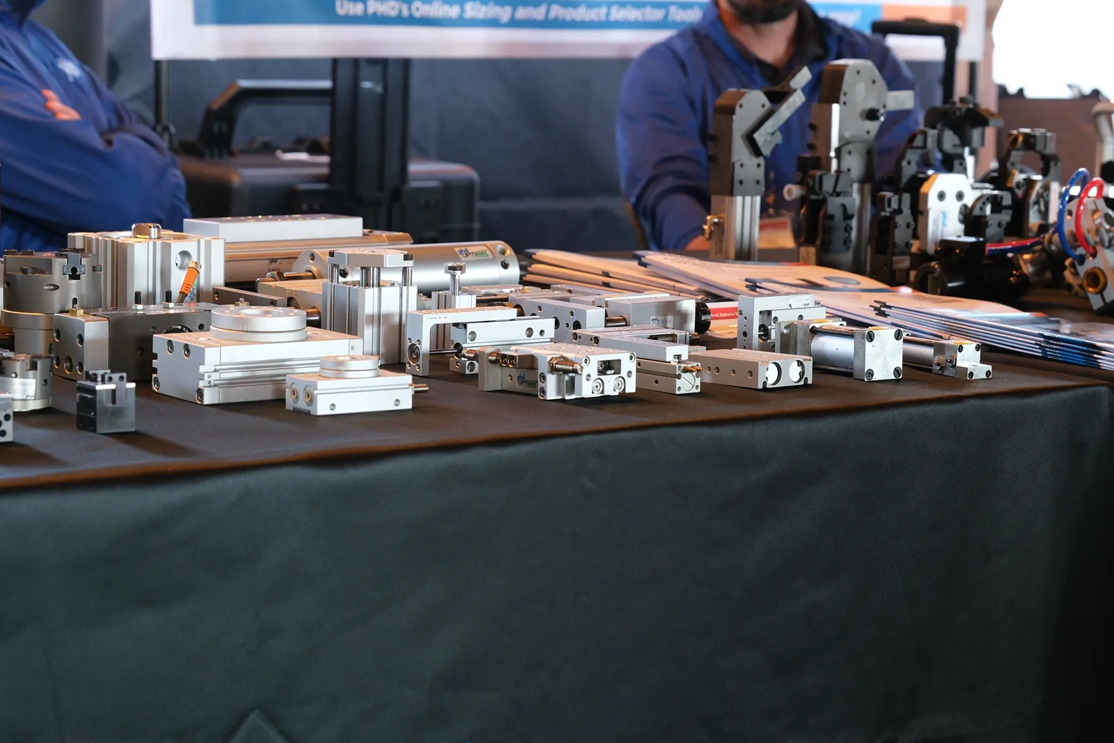 Live equipment and conversation at TechFest Alabama